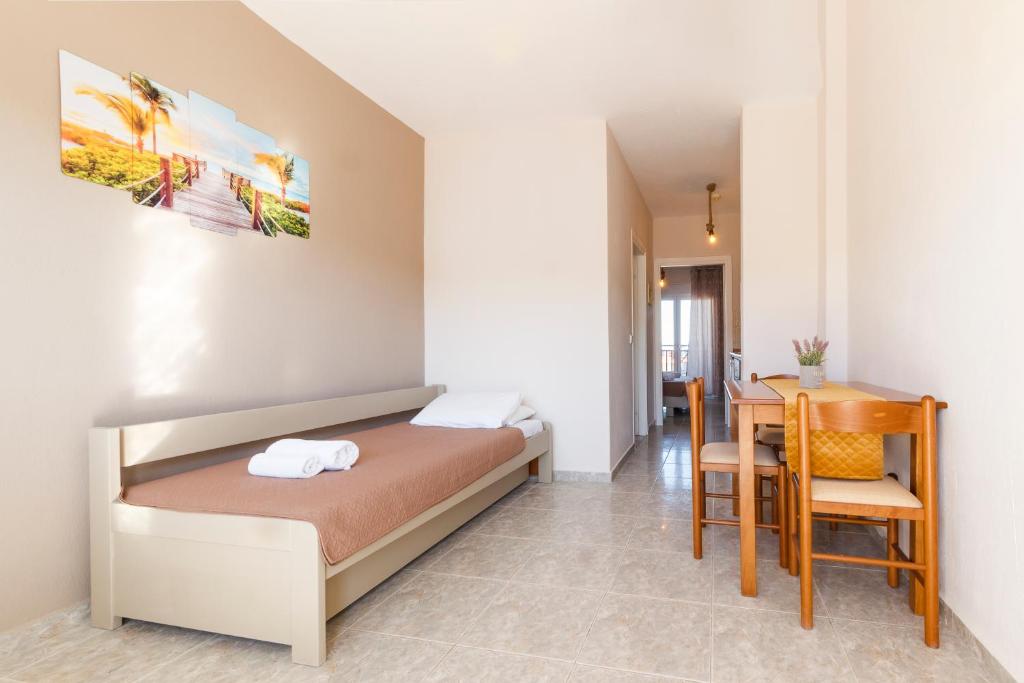 Postel nebo postele na pokoji v ubytování Sueño beach hotel