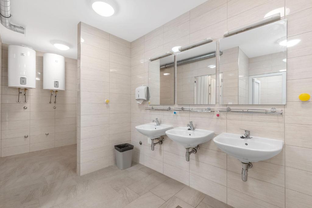Koupelna v ubytování Hostel Elli