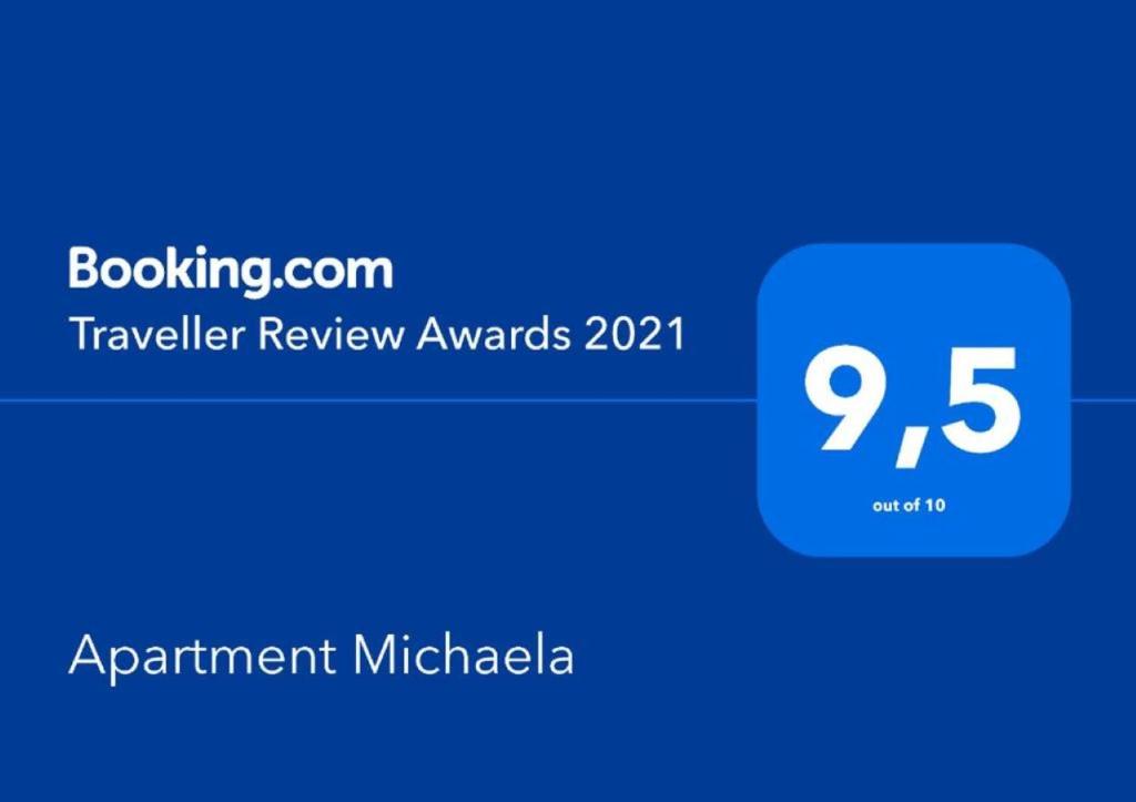 Certifikát, hodnocení, plakát nebo jiný dokument vystavený v ubytování Apartment Michaela