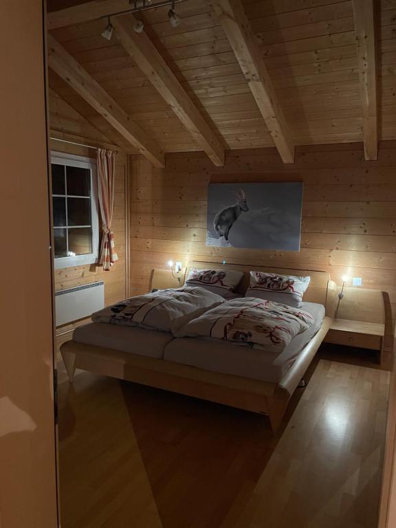 Postel nebo postele na pokoji v ubytování Chalet Inge