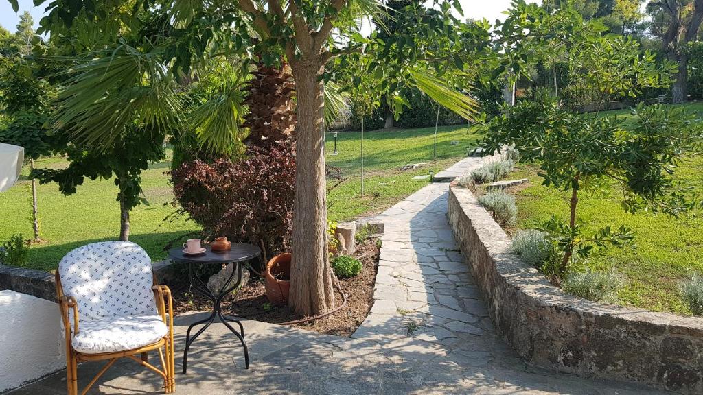 Zahrada ubytování Konstantinos's luxury residence Sani