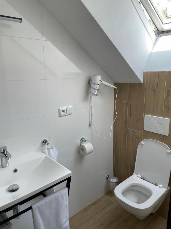 Koupelna v ubytování Apartmán D5 Nová Pec