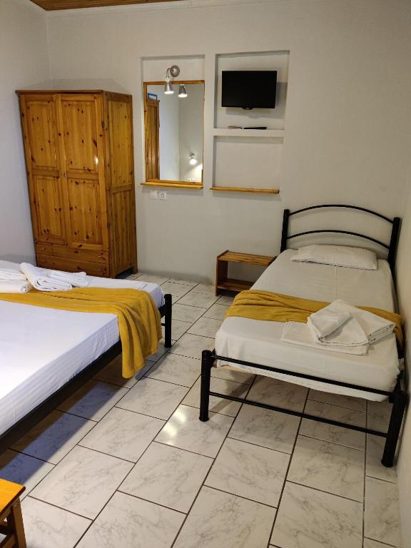 Postel nebo postele na pokoji v ubytování Villa Margarita