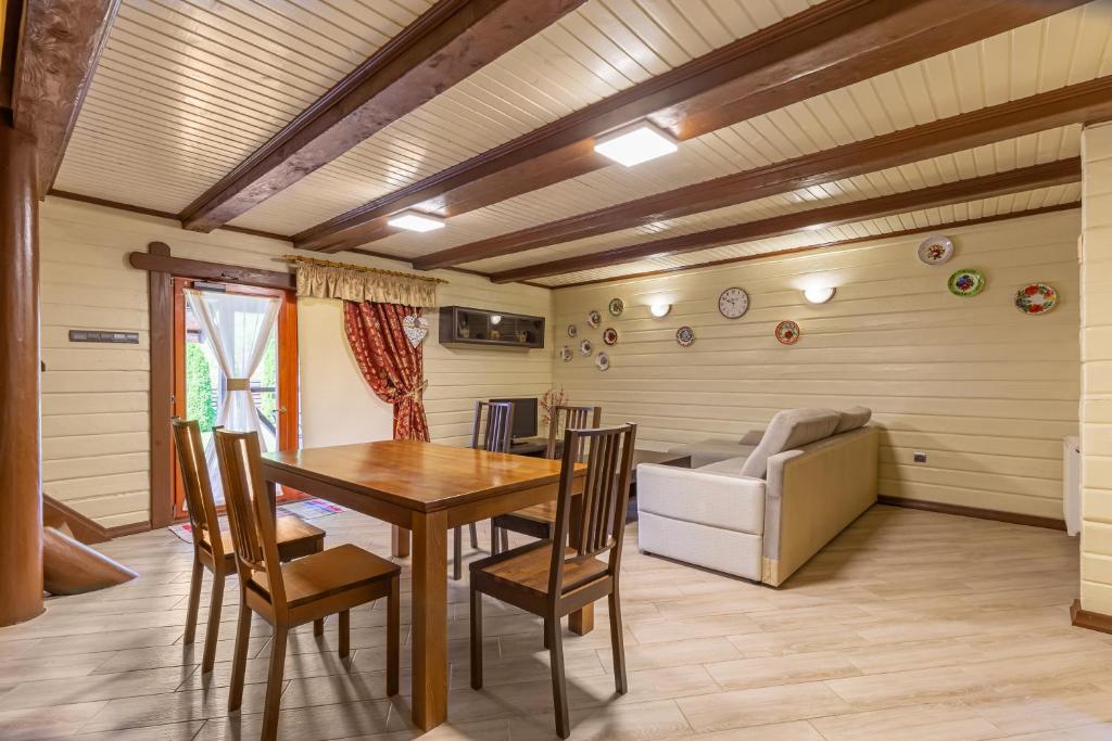 Posezení v ubytování Private House Scherbovets