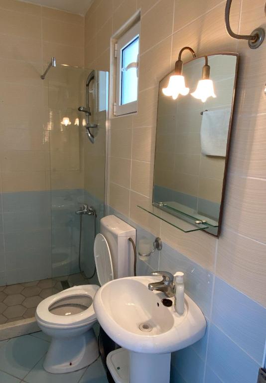 Koupelna v ubytování Villa Perla