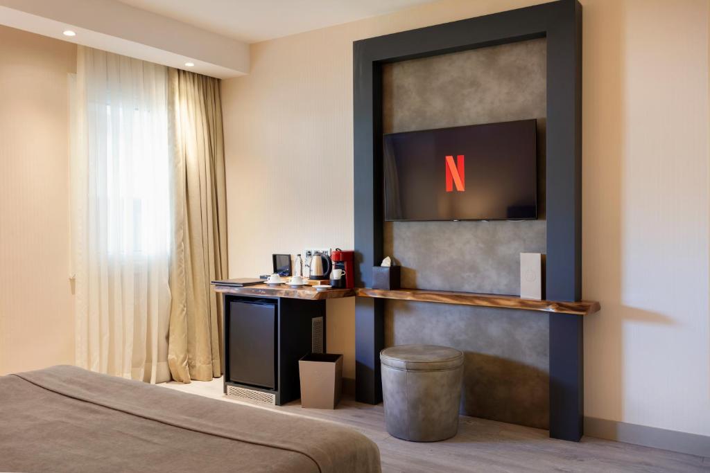 Postel nebo postele na pokoji v ubytování Buem Hotel Koşuyolu