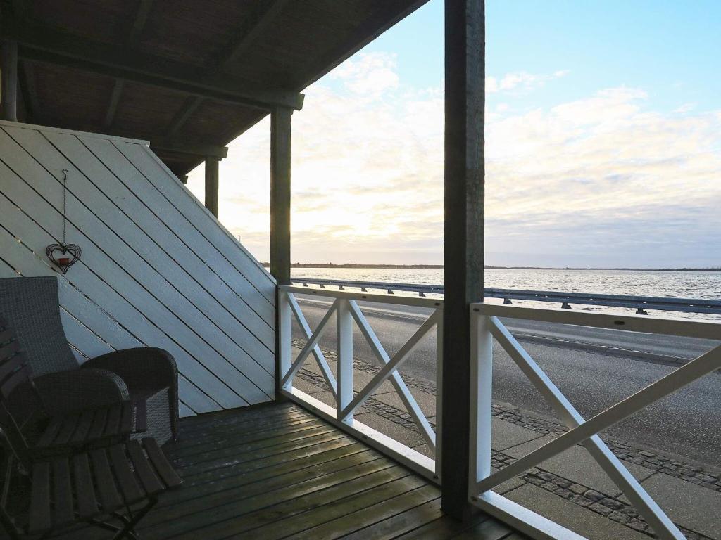 Balkón nebo terasa v ubytování Holiday home Hals CV