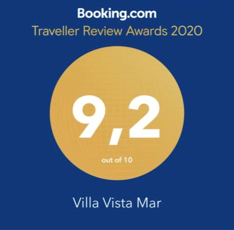 Certifikát, hodnocení, plakát nebo jiný dokument vystavený v ubytování Villa Vista Mar