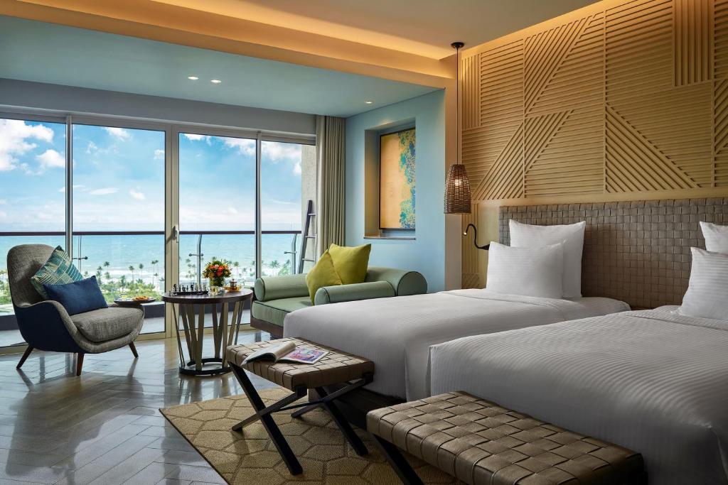 Phòng Deluxe 2 Giường Đơn Nhìn Ra Biển