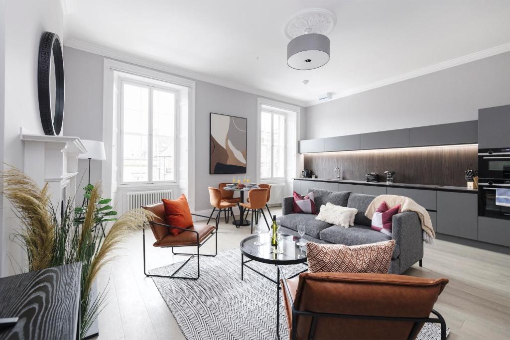 Køkken eller tekøkken på JOIVY Luxurious Apt on Notable George Street