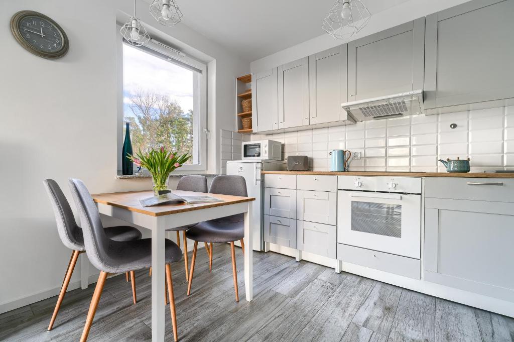 Η κουζίνα ή μικρή κουζίνα στο Apartamenty Superiore