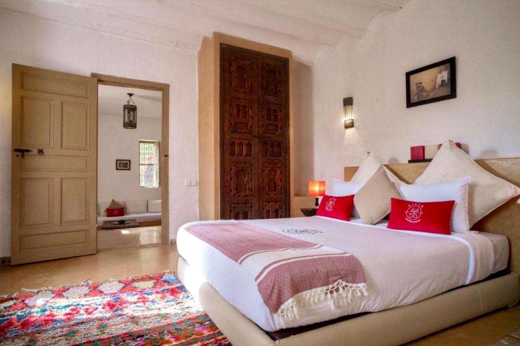 Postel nebo postele na pokoji v ubytování Villa Dar 55 - Berber House