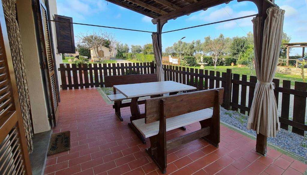 Balkon lub taras w obiekcie Agriturismo Barbadoro