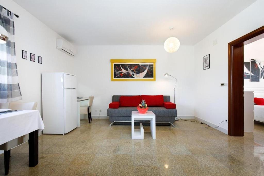Posedenie v ubytovaní Nice apartment with a sea view