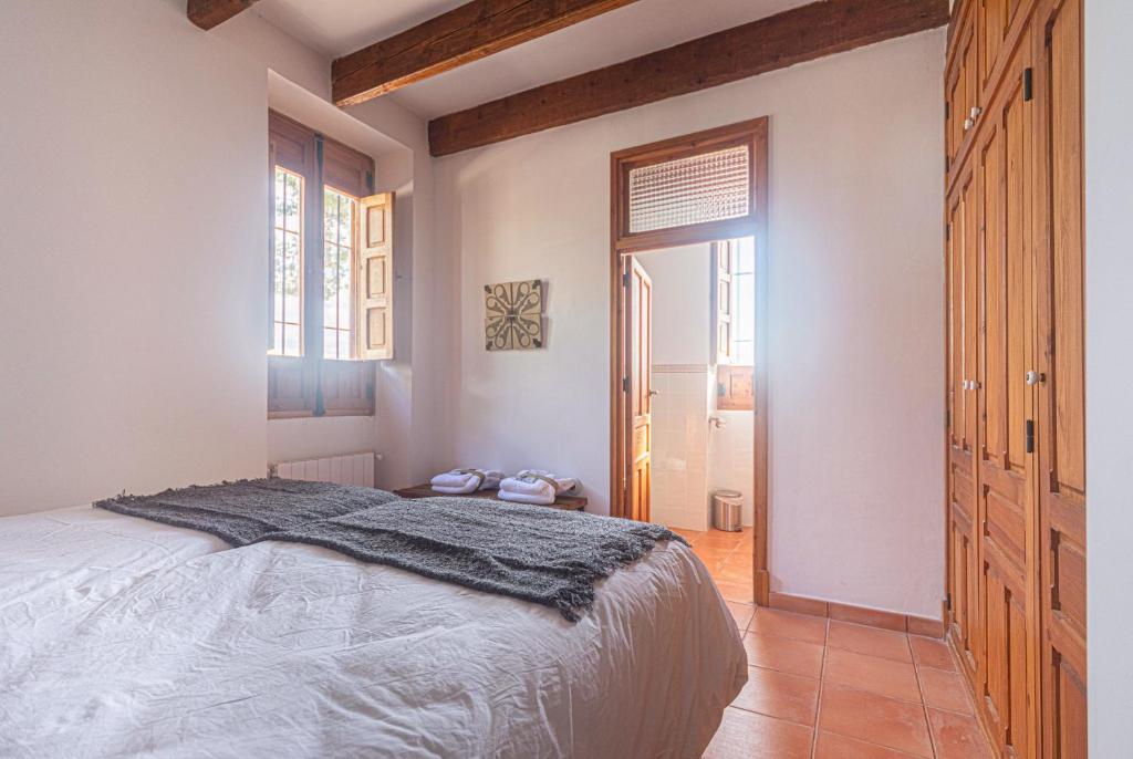 Postel nebo postele na pokoji v ubytování Finca Bonaire Alicante