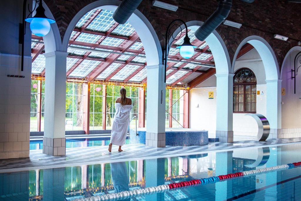 Bazén v ubytování von ROSEN spa nebo v jeho okolí