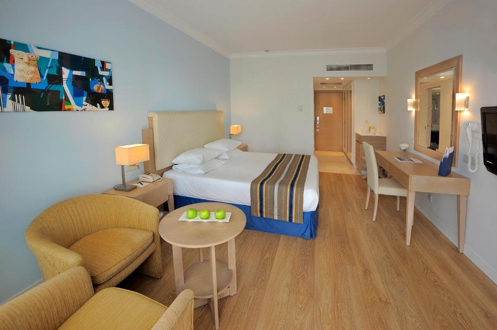 Olympic Lagoon Resort Paphos - Deluxe Double Or Twin Room With Side Sea View