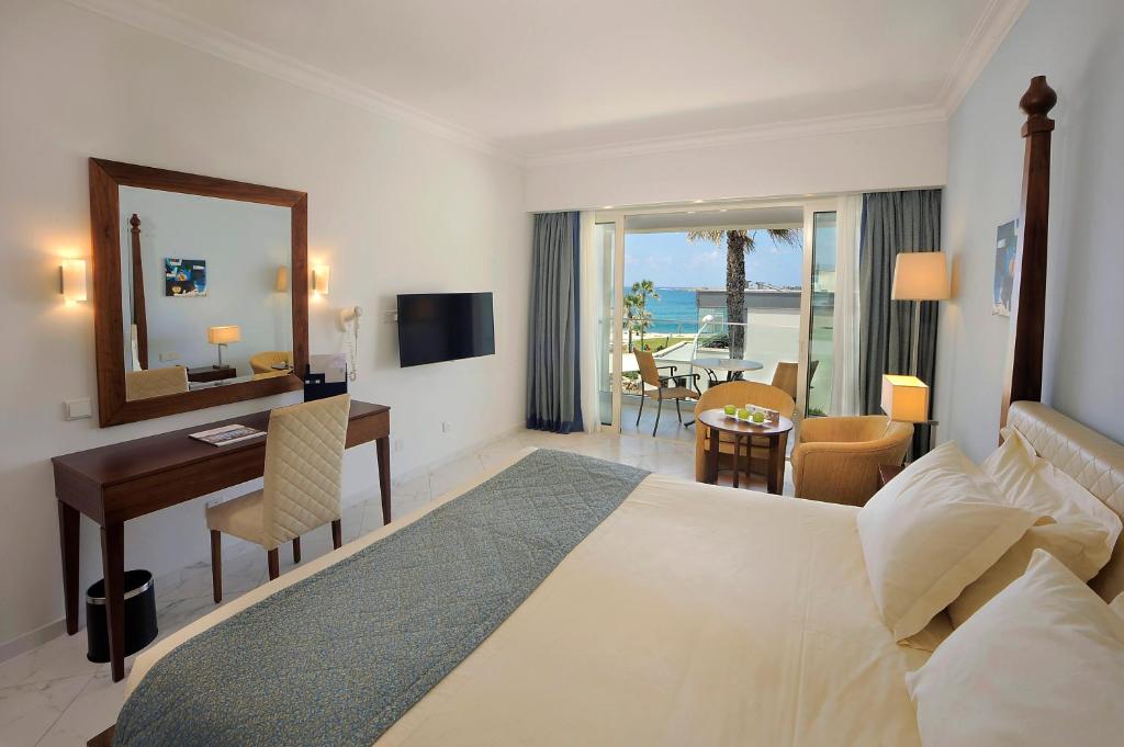 Olympic Lagoon Resort Paphos - Superior Double Or Twin Room With Side Sea View (18+ Years Old)