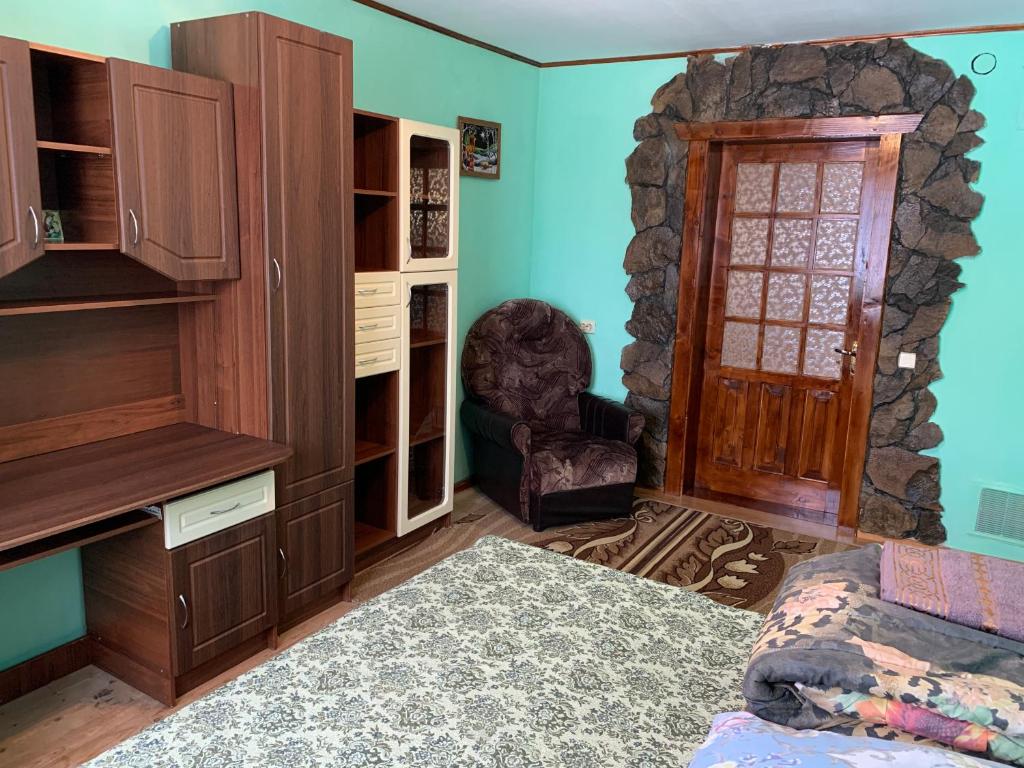 Postel nebo postele na pokoji v ubytování Подина