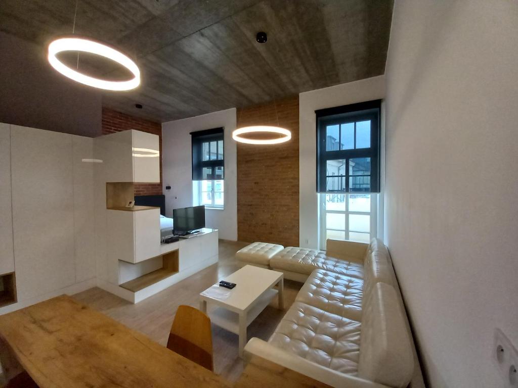 Kuchyň nebo kuchyňský kout v ubytování Entrez Apartments Baštová - City centre