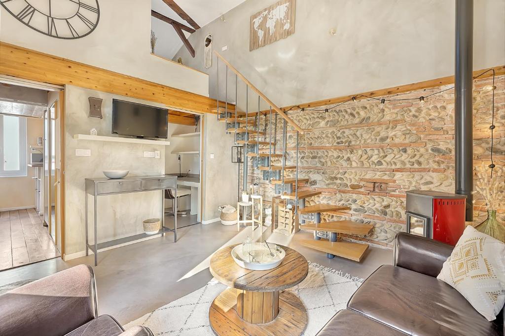 LE CASTELET - Cosy duplex proche du centre-ville - One-Bedroom Apartment