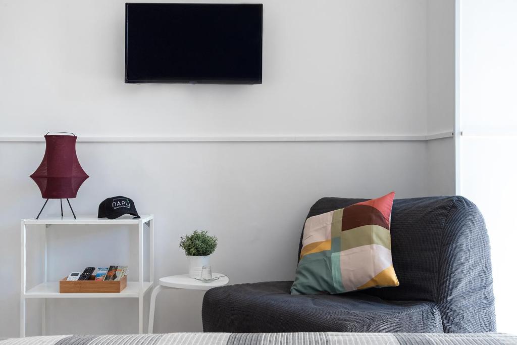 Telewizja i/lub zestaw kina domowego w obiekcie PC Boutique H, Sea View by ClaPa group