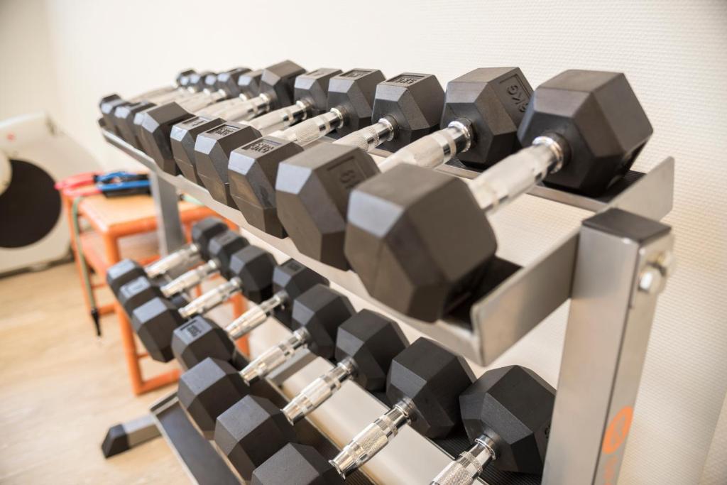 Fitness centrum a/nebo fitness zařízení v ubytování Hotel Bero