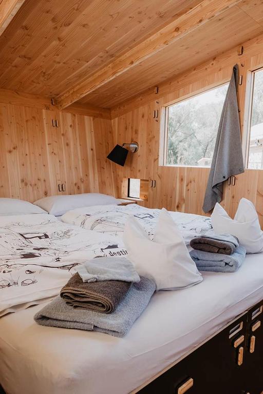 Postel nebo postele na pokoji v ubytování destinature Dorf Hitzacker
