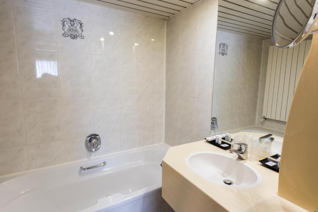 Koupelna v ubytování Hotel Bero