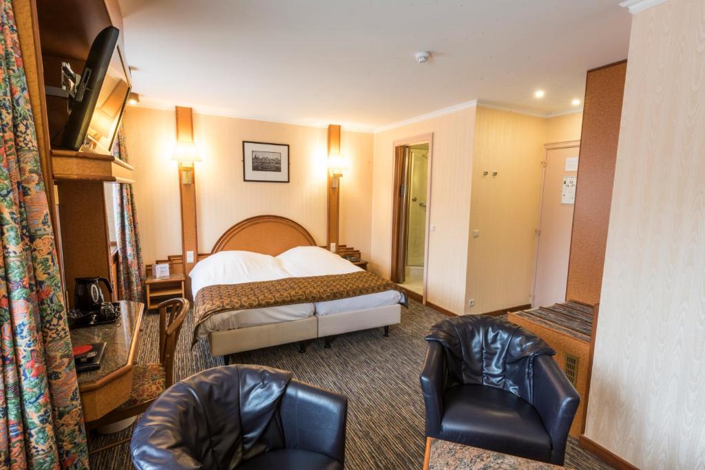 Postel nebo postele na pokoji v ubytování Hotel Bero