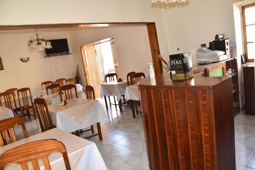 Restaurace v ubytování Residencial Vitoria