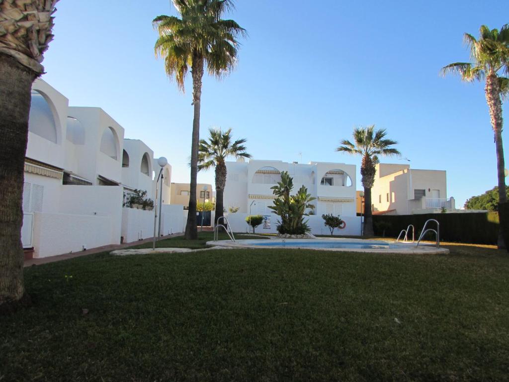 Vonkajšia záhrada v ubytovaní MOJACAR SUN 365
