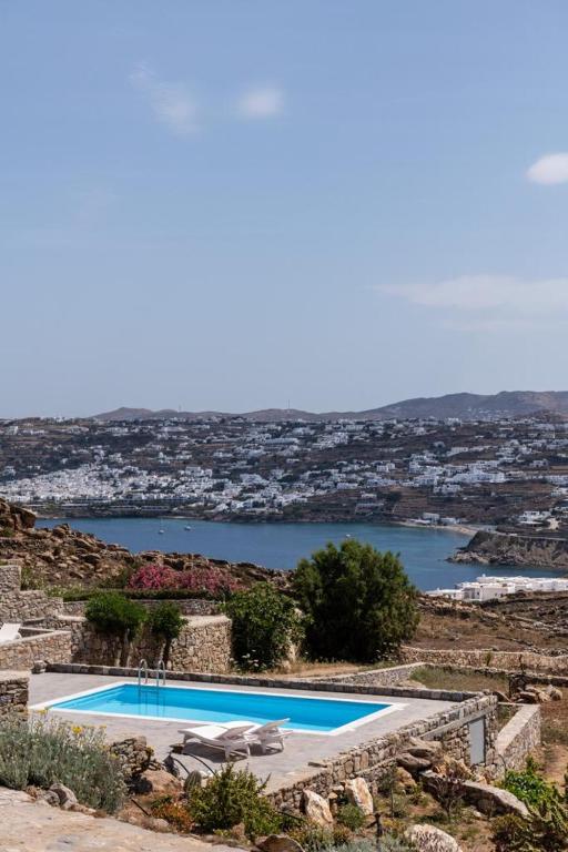 Amazing Mykonos villa stunning sea view to Ornos