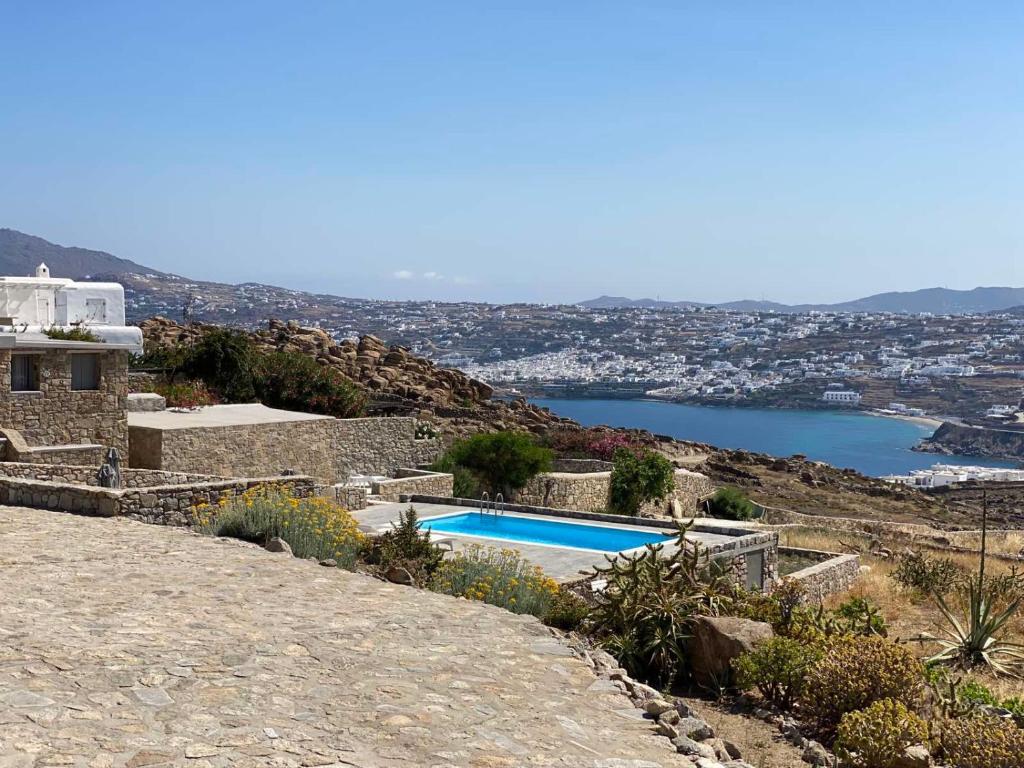 Amazing Mykonos villa stunning sea view to Ornos