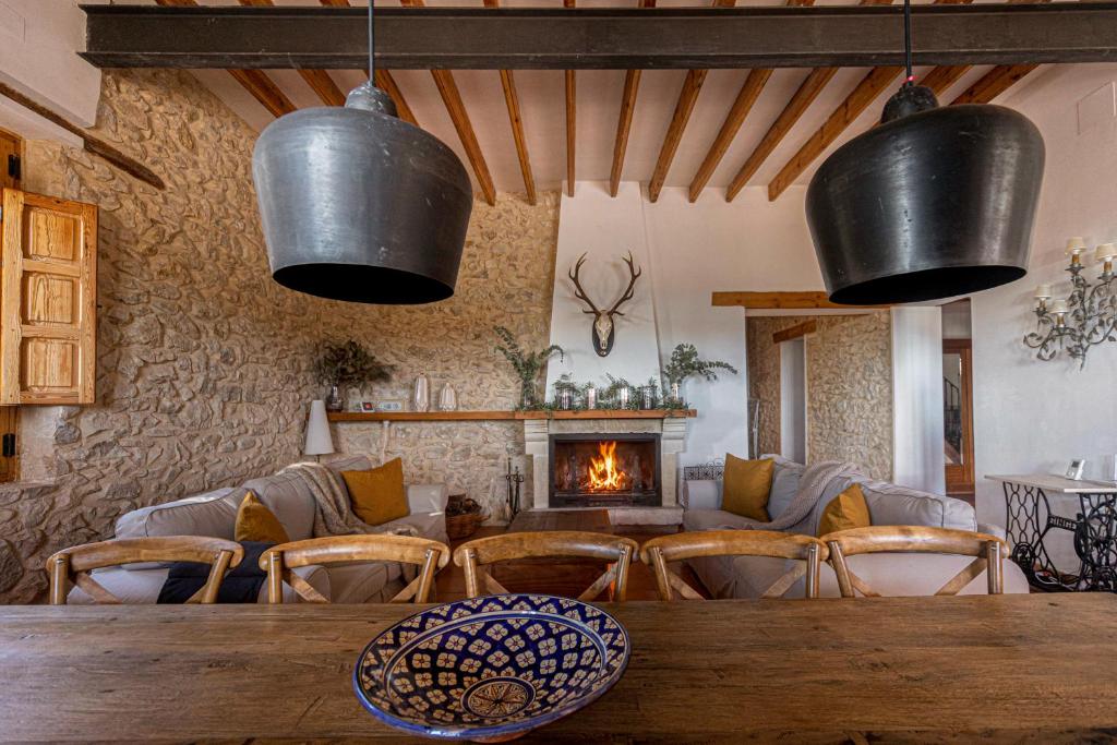 Posezení v ubytování Finca Bonaire Alicante