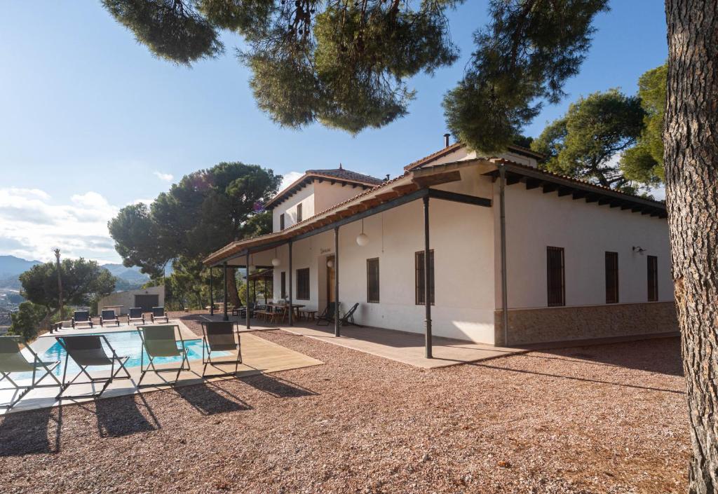 Bazén v ubytování Finca Bonaire Alicante nebo v jeho okolí