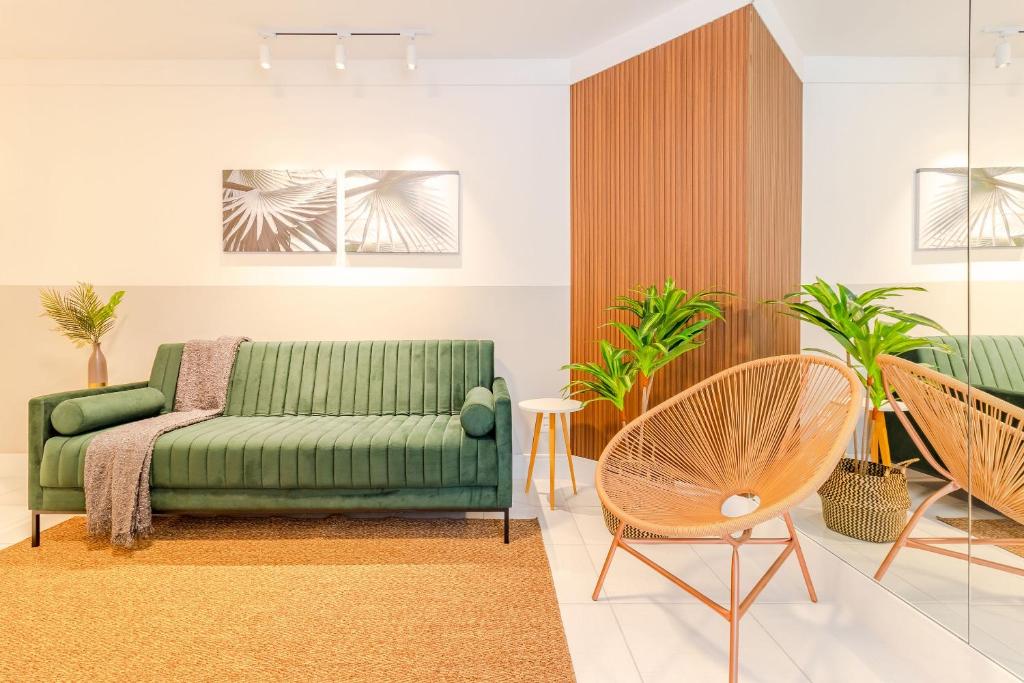 Posezení v ubytování VT06 Apartamento Quarto/Sala - Vilas do Atlântico