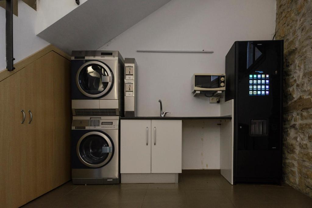 Kuchyň nebo kuchyňský kout v ubytování UNDUESINA Albergue Undués de Lerda