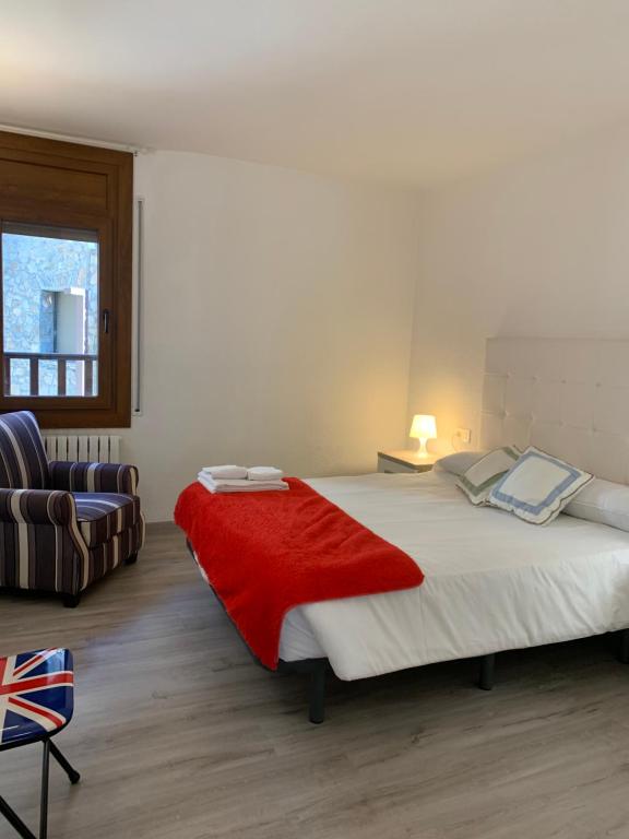 Postel nebo postele na pokoji v ubytování PASSAMANÉ 19 - Canillo - Casco Antiguo Hut 7867