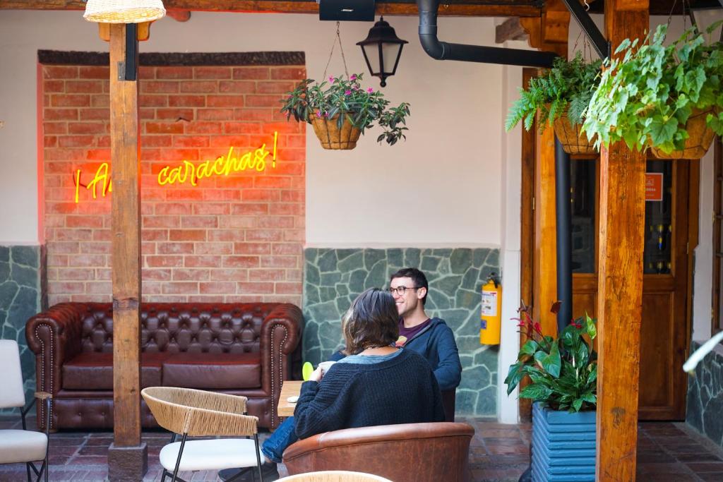 Posezení v ubytování Masaya Bogotá