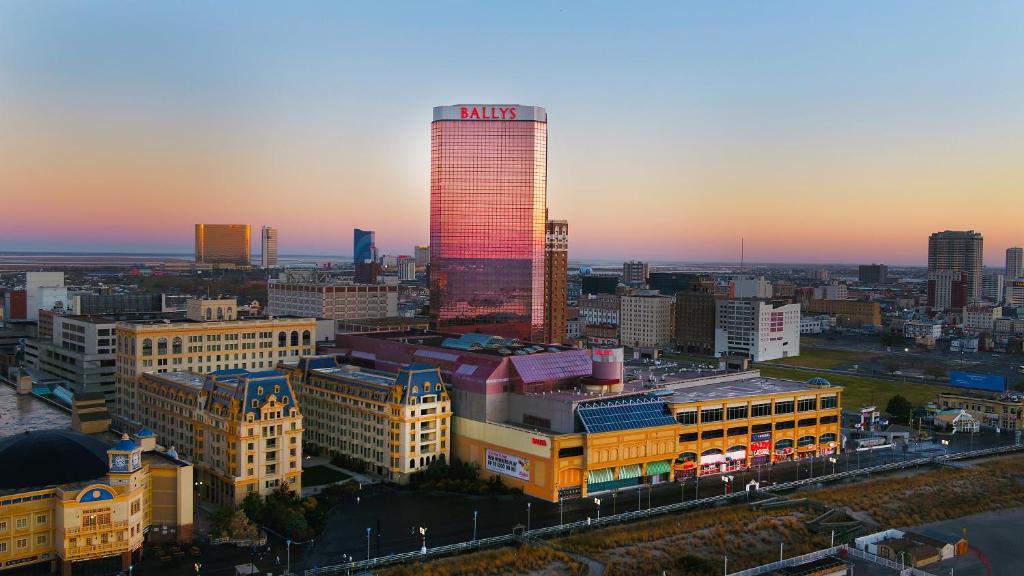 a view of a city with a tall building at Bally's Atlantic City Hotel & Casino in Atlantic City