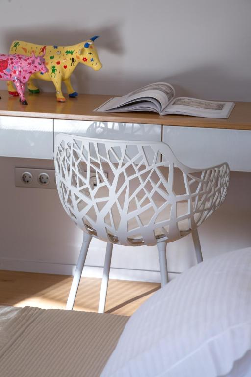 Postel nebo postele na pokoji v ubytování Luxurious Villa Philoxenia