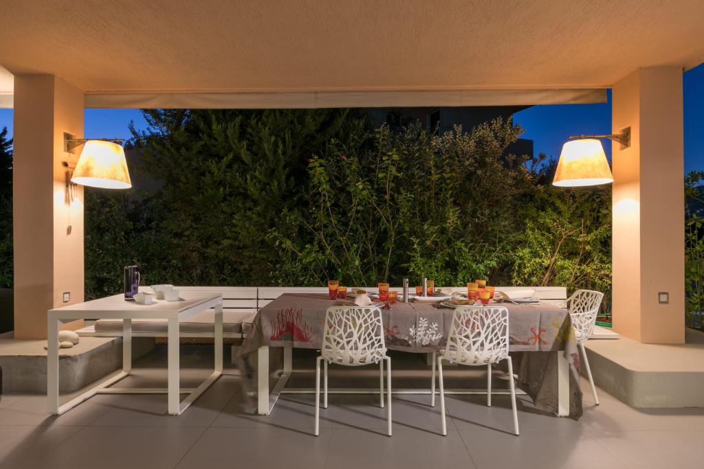 Posezení v ubytování Luxurious Villa Philoxenia