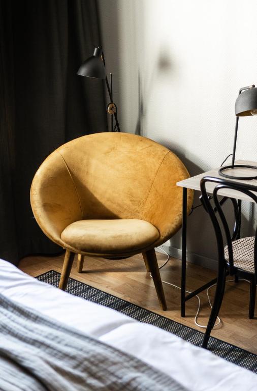 Posezení v ubytování Hotell Bogesund