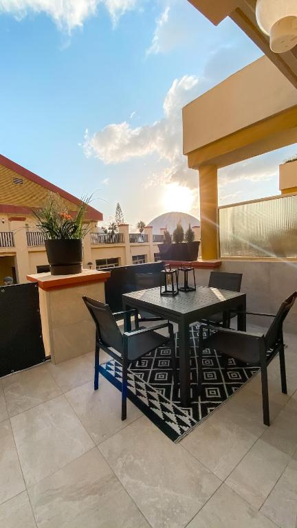 Balkón nebo terasa v ubytování Apartamento Romana Playa