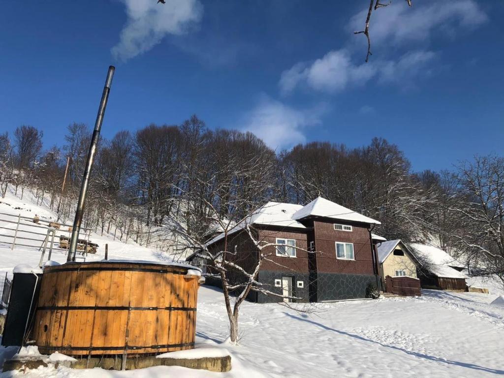 Cabana HATERE v zimě