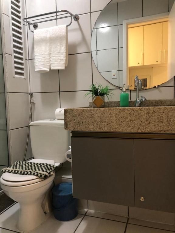 Koupelna v ubytování Gran Lençóis Flat Barreirinhas Apt 509