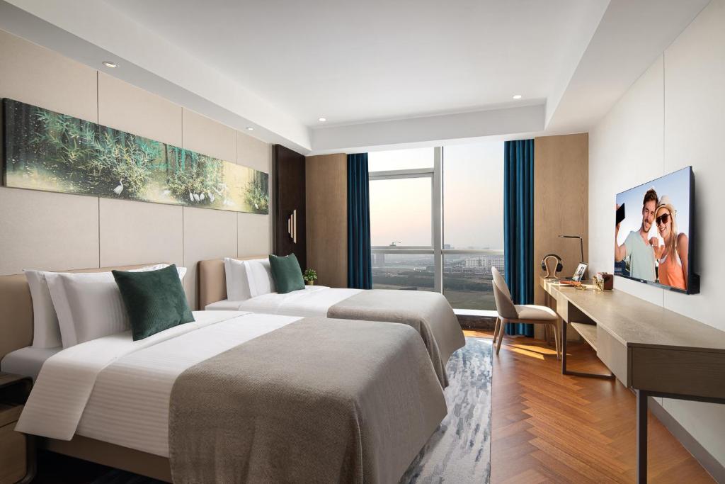 Ascott New District Wuxi - Twin De Luxe à Une Chambre