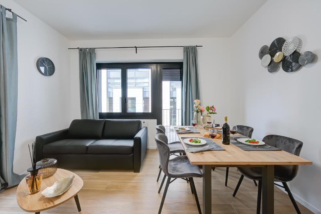 Posezení v ubytování Boutique Apartments