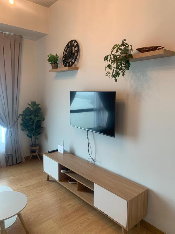 TV a/nebo společenská místnost v ubytování Imperium residence (LA HOMES)